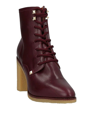 VALENTINO GARAVANI Ankle boots Burgundy Size 7 US / 37 EU