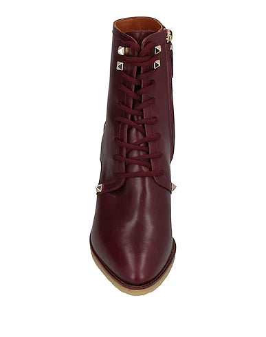 VALENTINO GARAVANI Ankle boots Burgundy Size 7 US / 37 EU