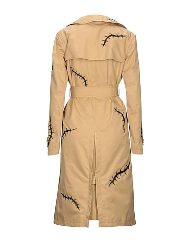 Moschino Scar-Print Trench Coat Size 4