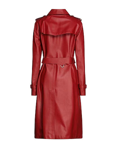 BURERRY Leather Trench Coat Size 2