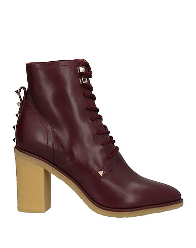 VALENTINO GARAVANI Ankle boots Burgundy Size 7 US / 37 EU