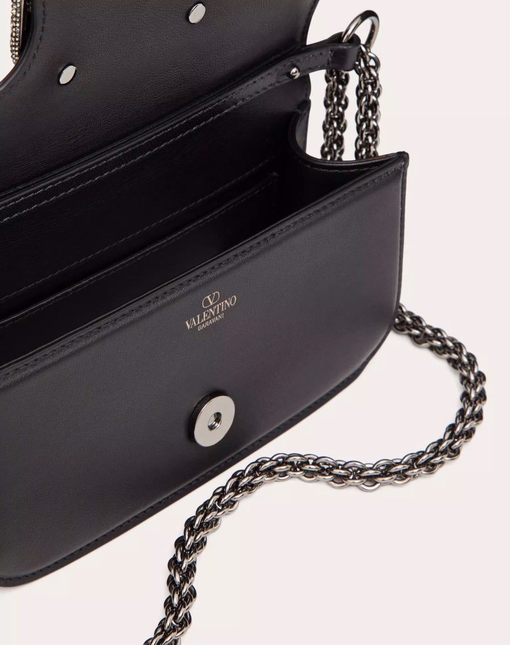 Valentino Garavani Locò Small Shoulder Bag With Jewel Logo