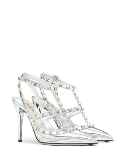 Valentino Garavani Rockstud Mirror-Effect Pumps Size 37