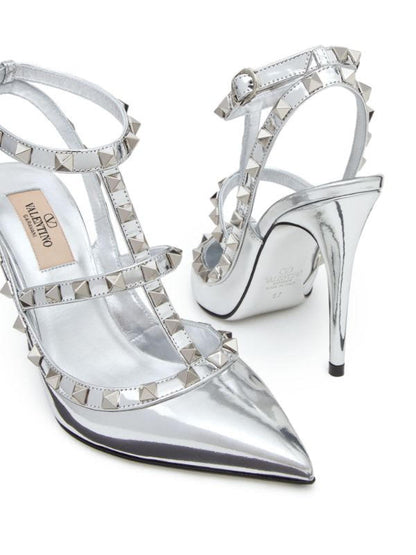 Valentino Garavani Rockstud Mirror-Effect Pumps Size 37